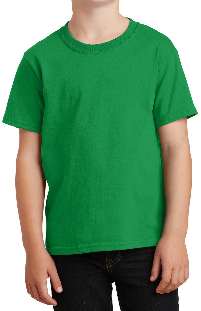 Youth Short Sleeve Soft Classic Core Cotton Tee - Comfortable Casual T-Shirt for Boys & Girls - Perfect for School, Playdates & Everyday Wear