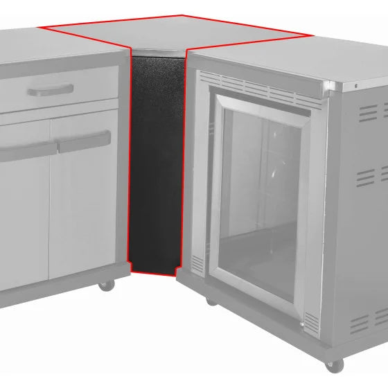 Coleman Revolution Corner Unit No Draw Matte Black REVCOMA - Durable Outdoor Camping Gear for Patio, Backyard & RV Use