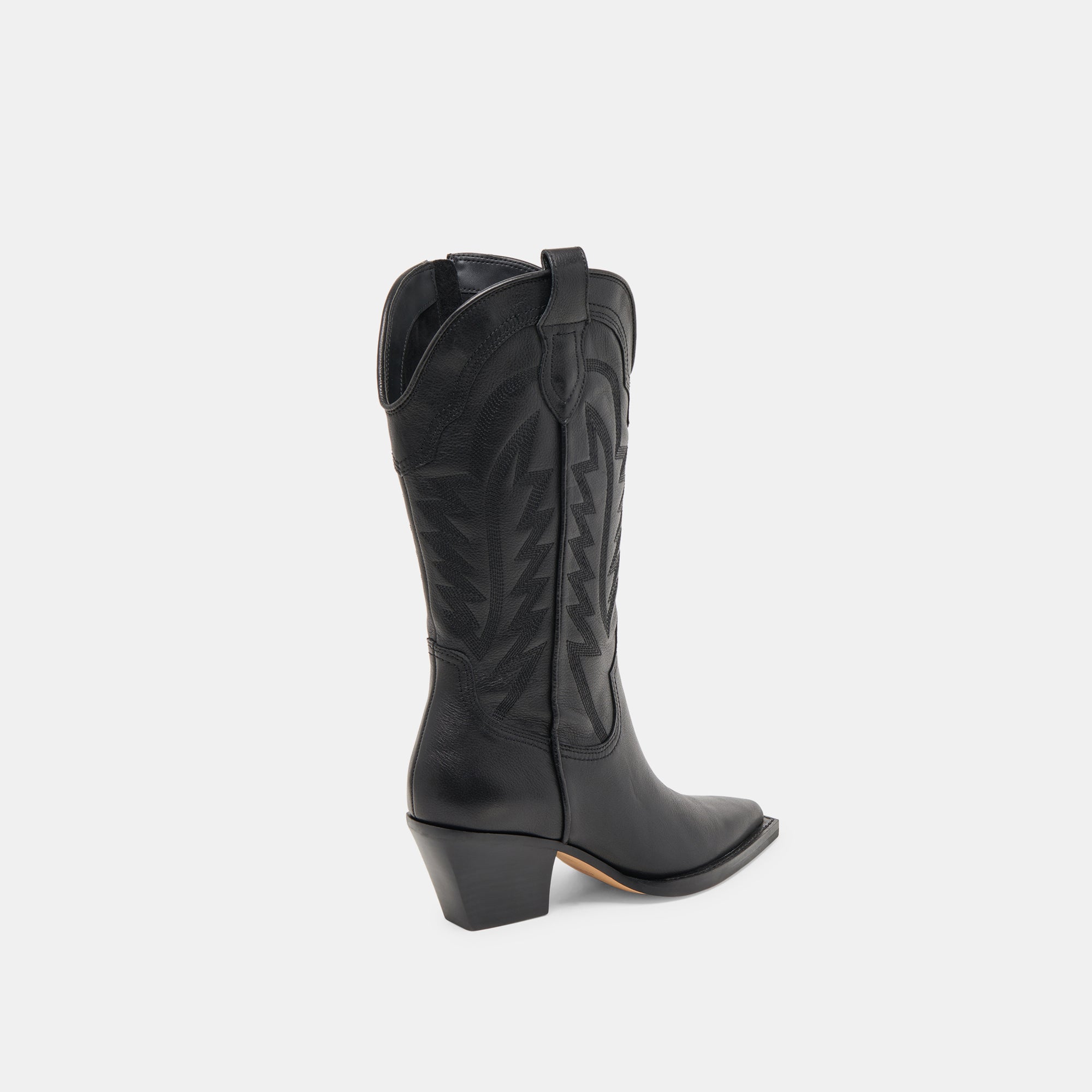 RYLAND Wide Calf Boots for Women - Black Leather Knee High Boots for Comfort & Style | Perfect for Work, Casual Wear & Outdoor Activities