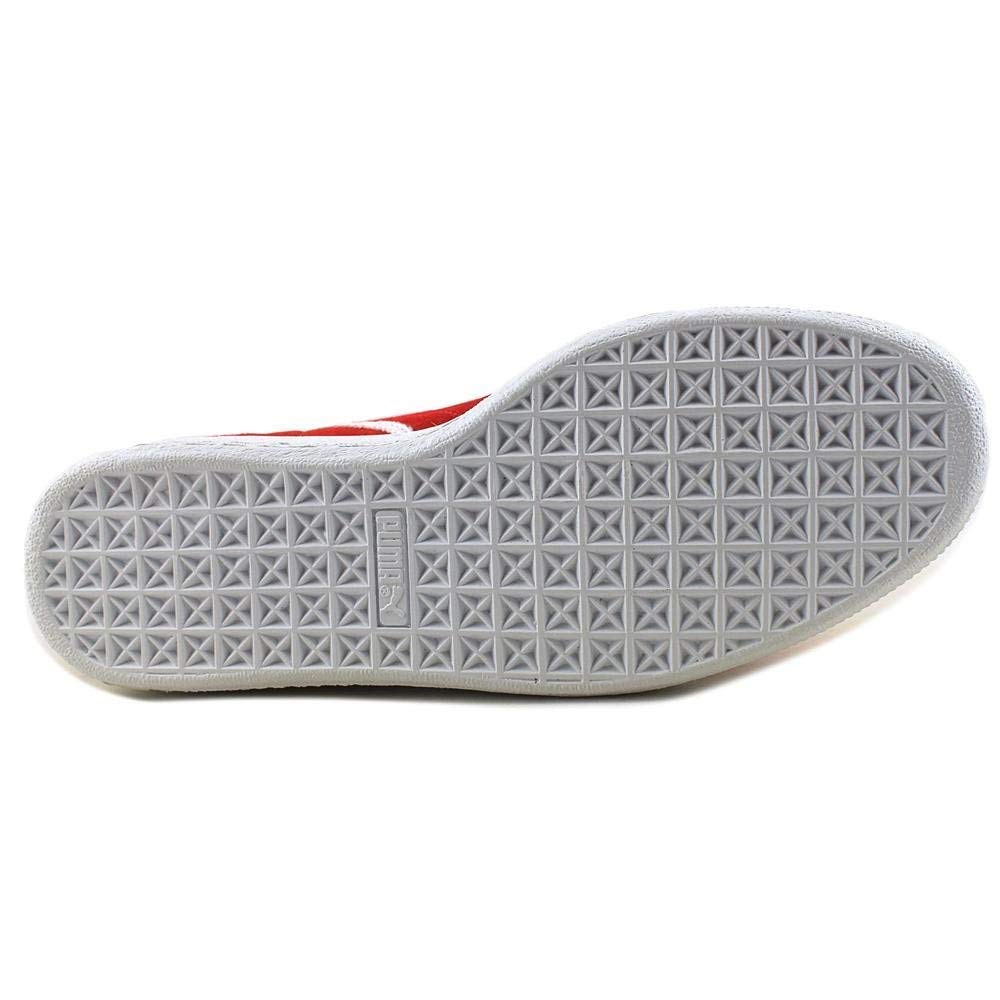 PUMA Men's Suede Courtside Sneakers - High Risk Red Size 12 | Classic Casual Shoes for Streetwear & Everyday Wear