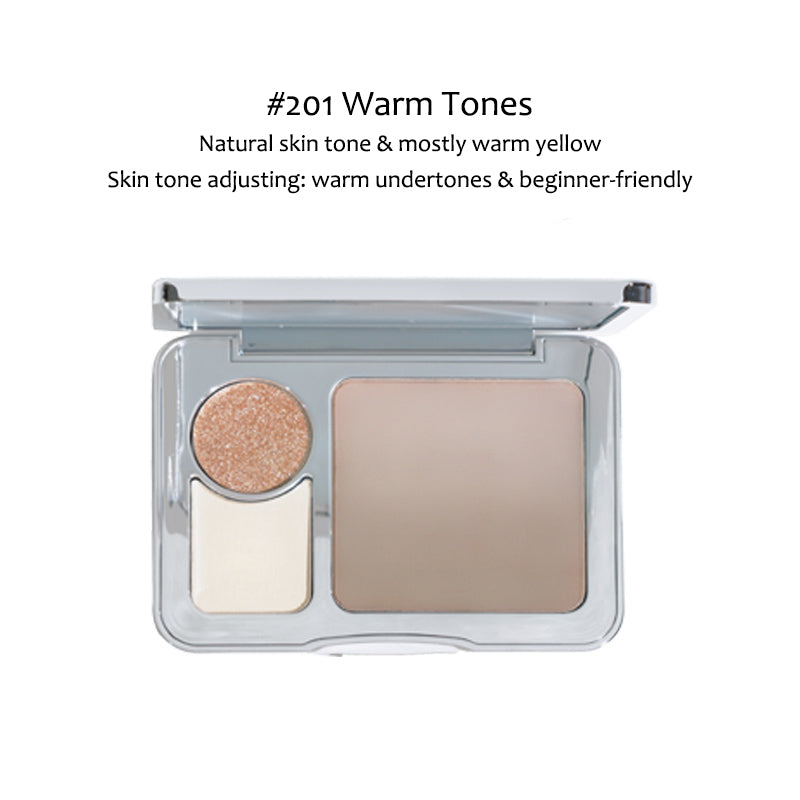 Shedella Flower Glow Contour Palette - 6 Color Face Highlight & Contour Makeup Kit for Cheeks, Nose & Jawline - Perfect for Daily Makeup & Photoshoot Looks