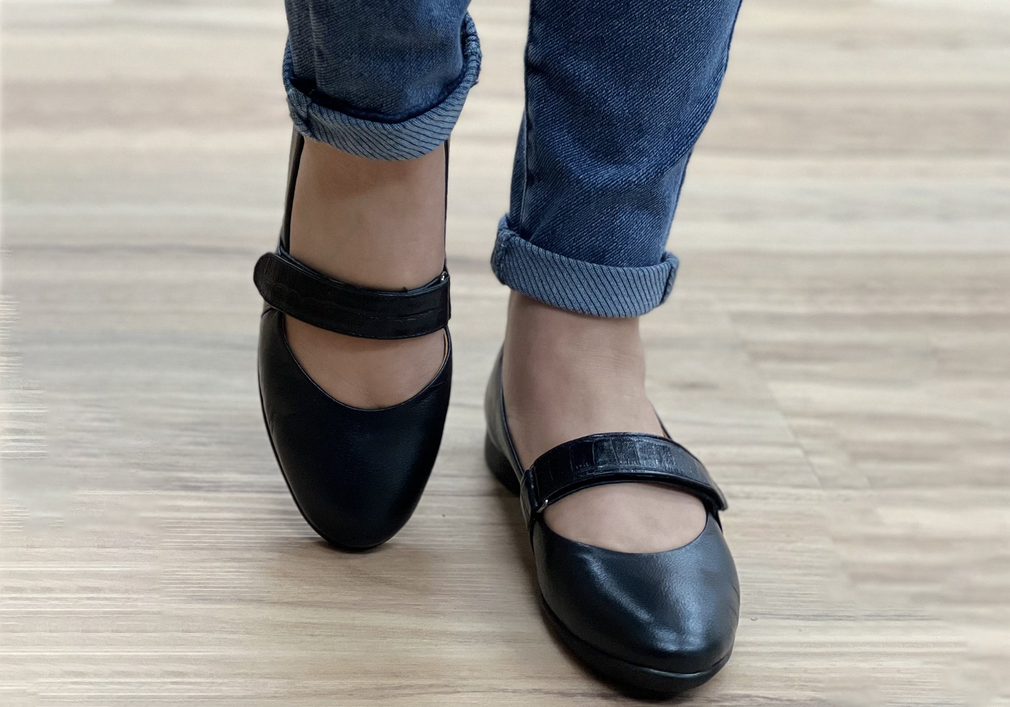 Opananken Norma Women's Comfortable Brazilian Leather Mary Jane Shoes - Stylish & Supportive for Work, Walking & Casual Wear