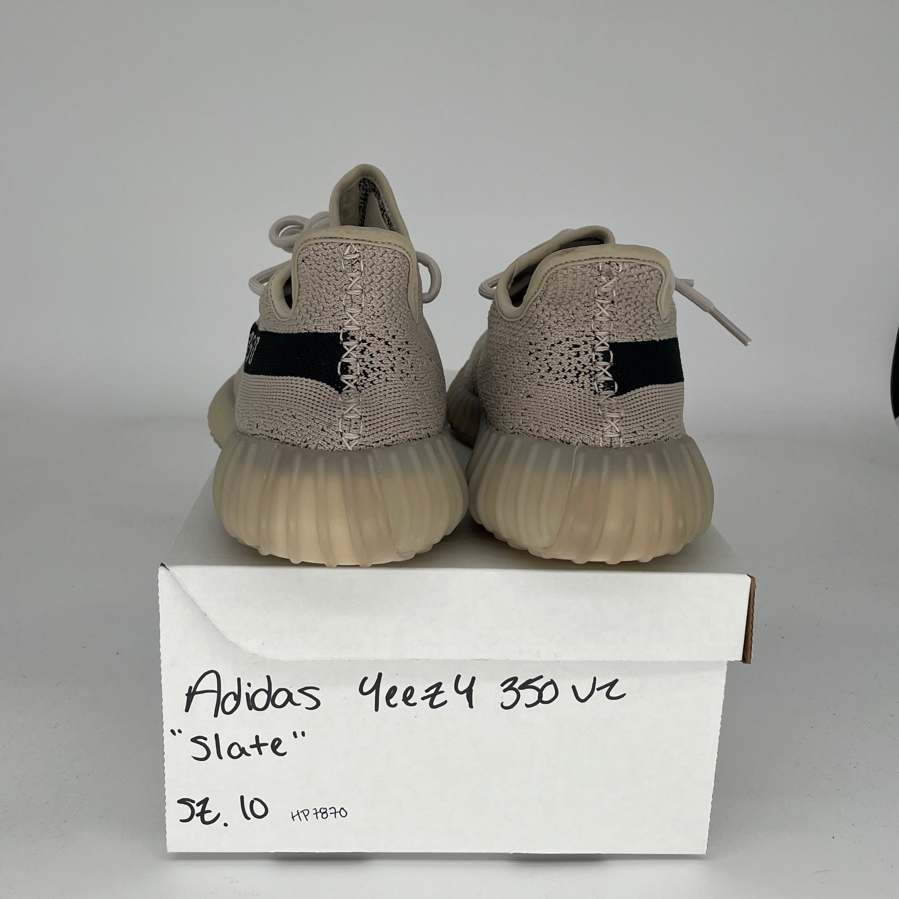 Adidas Yeezy Boost 350 V2 Slate Sneakers - Men's Size 10 (HP7870) | Comfortable Running Shoes for Casual Wear & Gym Workouts