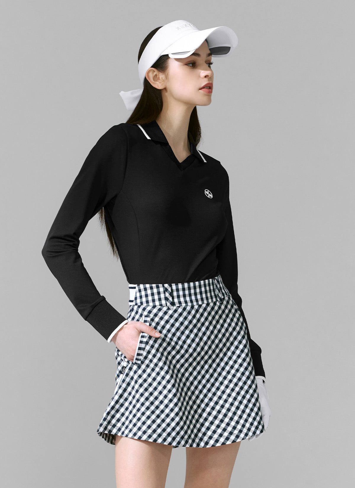 Fashion Women's V Neck Color Block Long Sleeve T-Shirt - Casual Comfort Fit Top for Work, Dating & Everyday Wear