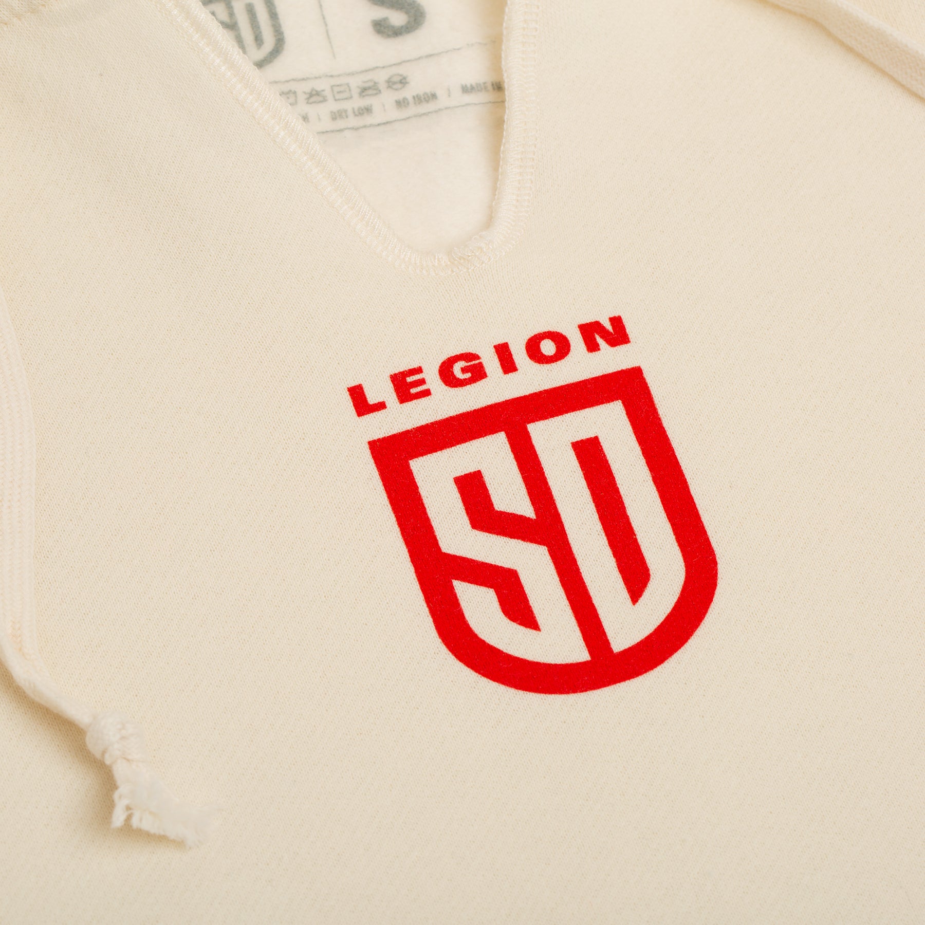SD LEGION Women's Hooded White Pullover Sweatshirt - Cozy Fleece Winter Hoodie for Casual Wear, Gym & Outdoor Activities