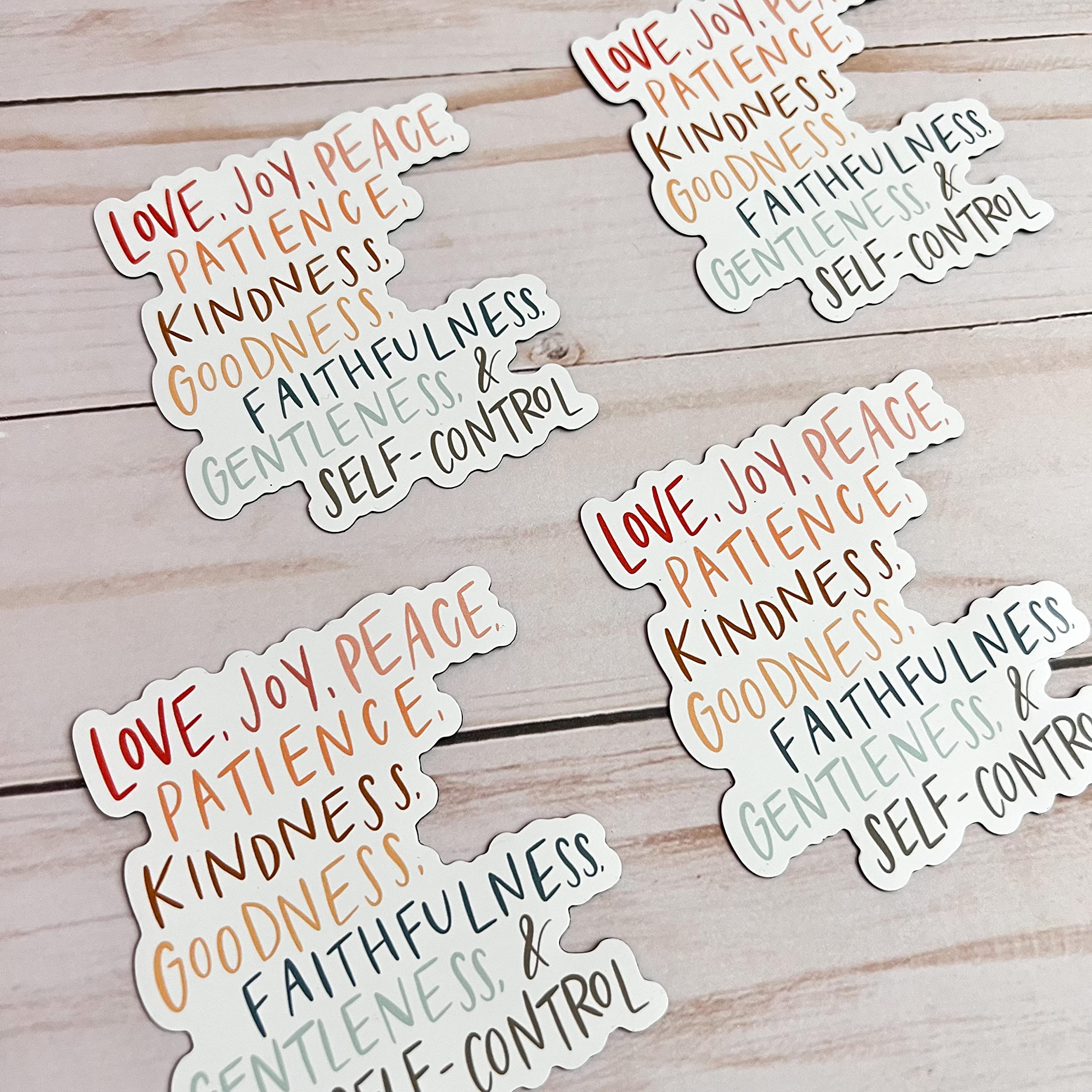 Fruit of the Spirit Refrigerator Magnets - Christian Faith Bible Verse Fridge Magnets for Home, Office & Church Decor | Jesus Inspired Religious Kitchen Accessories