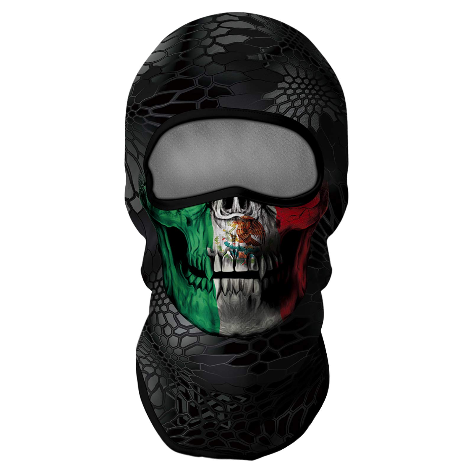 Venswell 3D Balaclava Ski Mask - Cool Skull & Animal Full Face Mask for Cycling, Motorcycle, Skiing & Halloween Costume - Windproof Winter Sports Accessory
