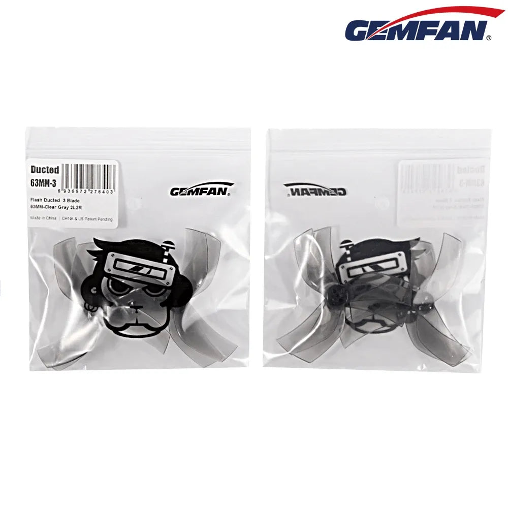 **GEMFAN D63 63mm 3-Blade Cinewhoop Propeller - 16 Pack - High-Performance Ducted Propellers for FPV Drone Racing & Cinematic Aerial Shots**