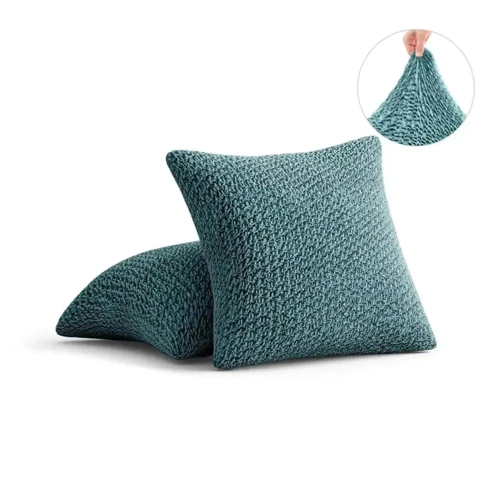 2 Pack Velvet Pillow Slipcovers 16x16 Inches - Soft Luxury Cushion Covers for Sofa, Bed & Home Decor - Perfect for Living Room, Bedroom & Cozy Spaces