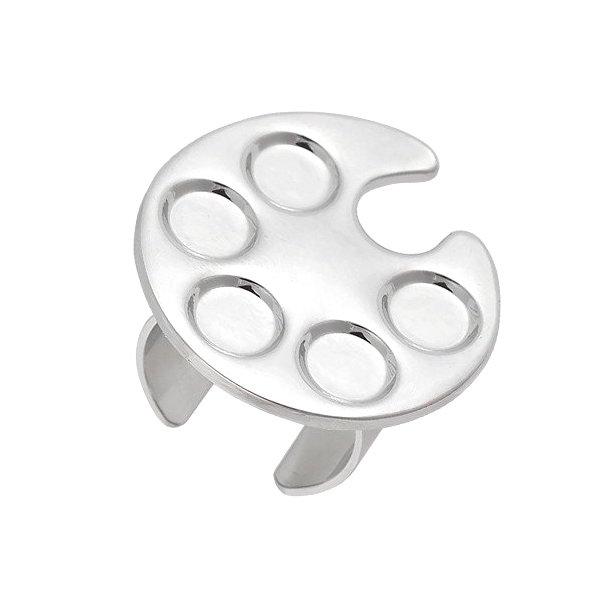 Professional Nail Art Ring Palette - 12 Color Nail Polish Holder for Acrylic & Gel Polish - Perfect for Nail Artists, DIY Manicures & Salon Use