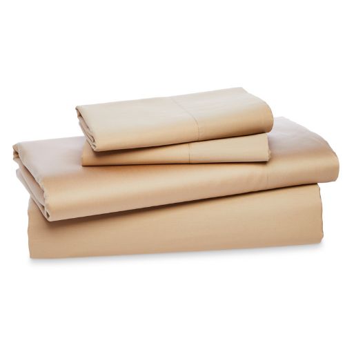 Delilah Home Organic Cotton Sheet Set - Queen Size, 4-Piece, 100% Natural Soft Breathable Bed Sheets for Comfortable Sleep - Perfect for Master Bedroom, Guest Room, or Vacation Home