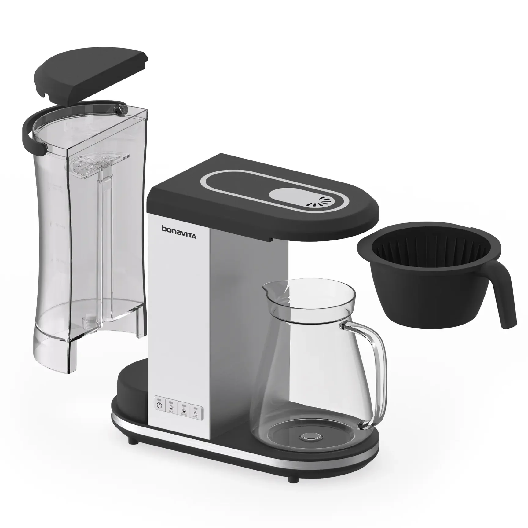 Premium 8-Cup Drip Coffee Maker with Thermal Glass Carafe - Perfect for Home, Office & Entertaining - Fast Brewing & Keep-Warm Function