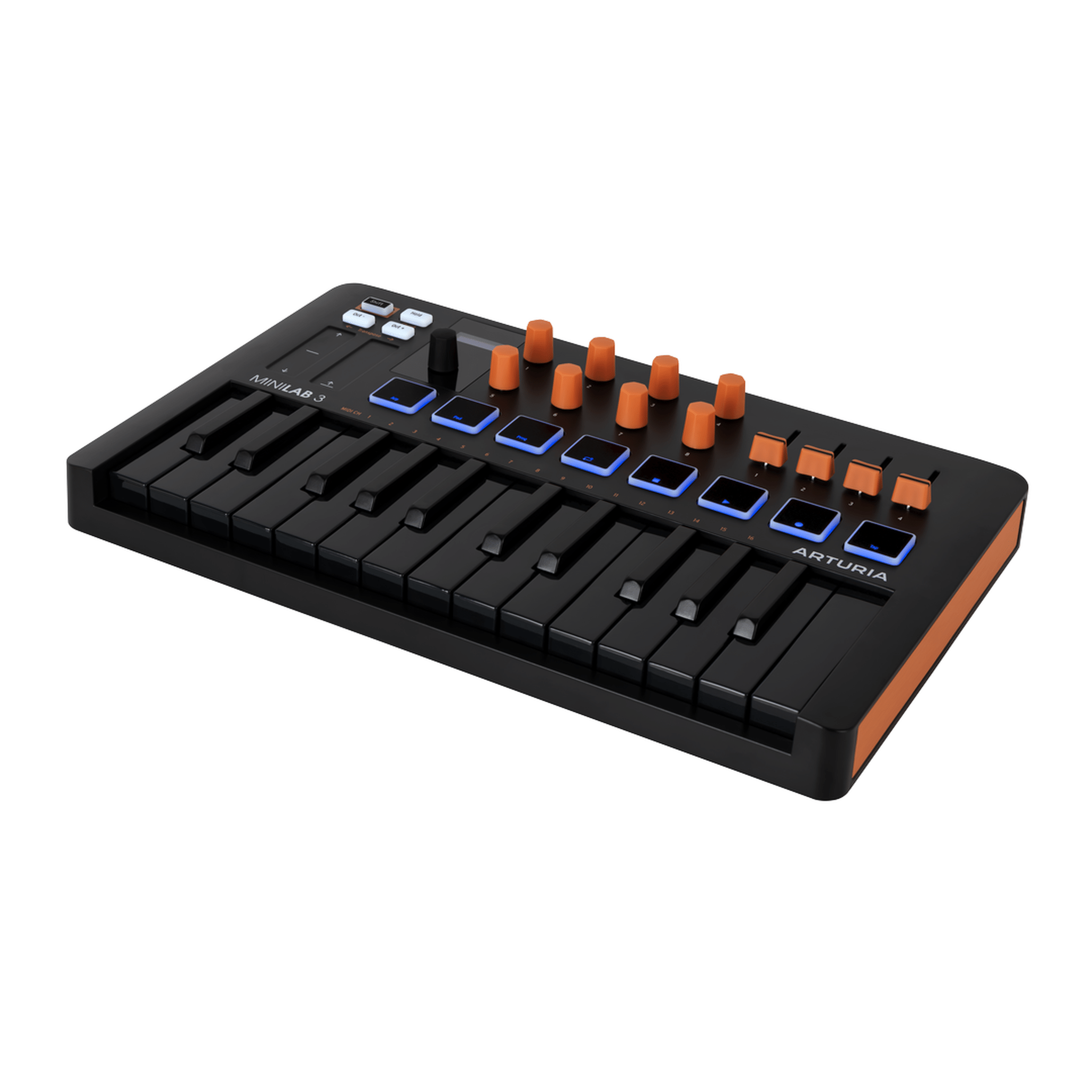 Arturia Minilab 3 25-Key MIDI Keyboard Controller - Limited Edition Orange | Portable Music Production for Studio & Live Performance