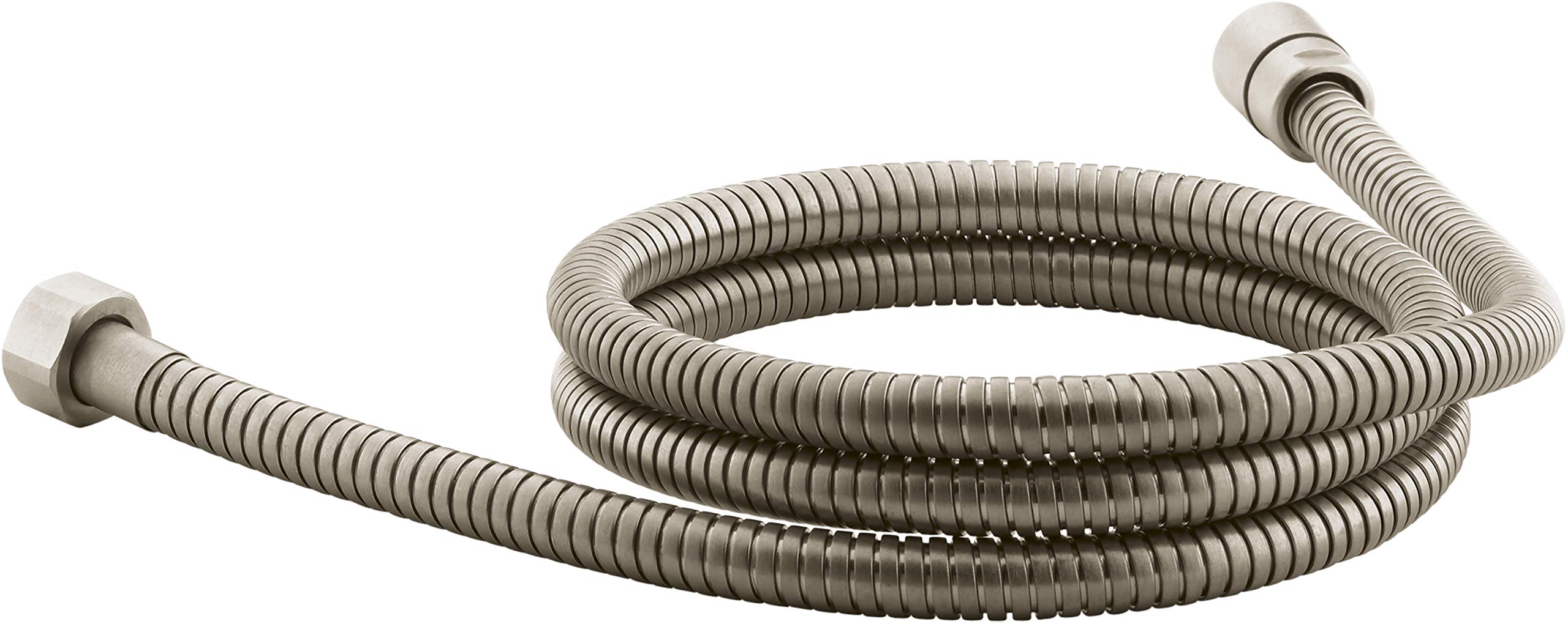 KOHLER MasterShower 72-Inch Stainless Steel Shower Hose - Flexible Metal Shower Head Extension for Bathroom, Spa & RV Use