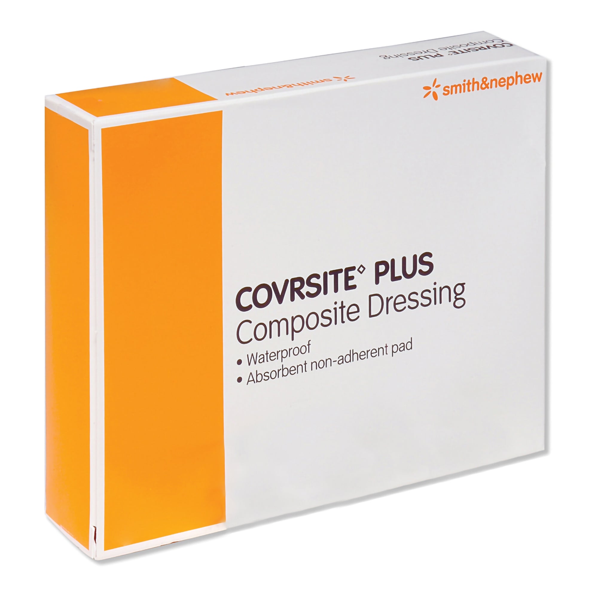 Waterproof Wound Dressing 6 x 6 Inches - Coversite Plus Adhesive Bandage for Cuts, Scrapes & Burns - Ideal for First Aid Kits, Outdoor Activities & Post-Surgery Care