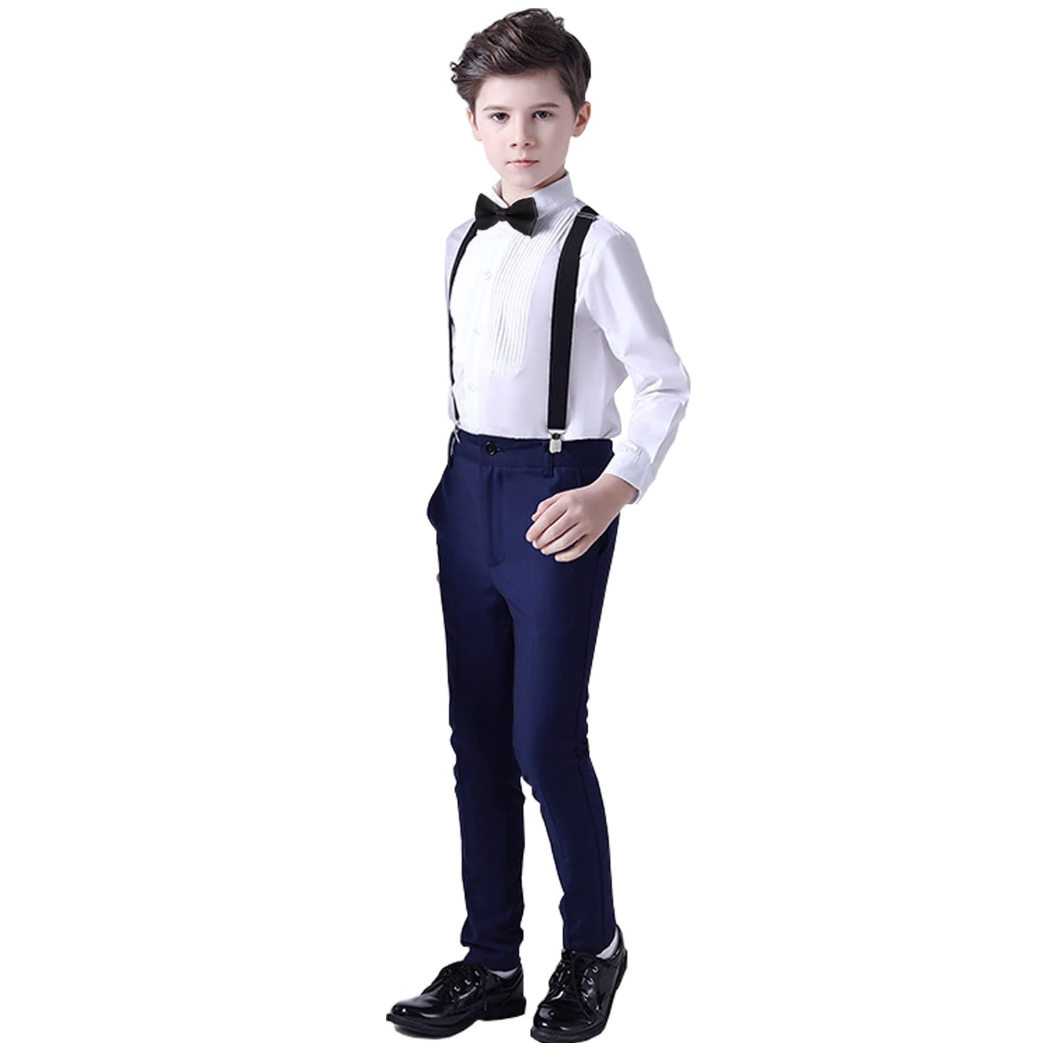 Boys Suits 4-Piece Tuxedo Set for Toddlers - Wedding & Formal Events