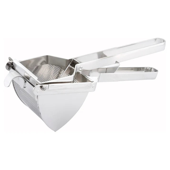 Winco PR 16 Stainless Steel Potato Ricer - Professional Kitchen Tool for Mashed Potatoes, Baby Food & Purees | Ideal for Home Chefs & Restaurants