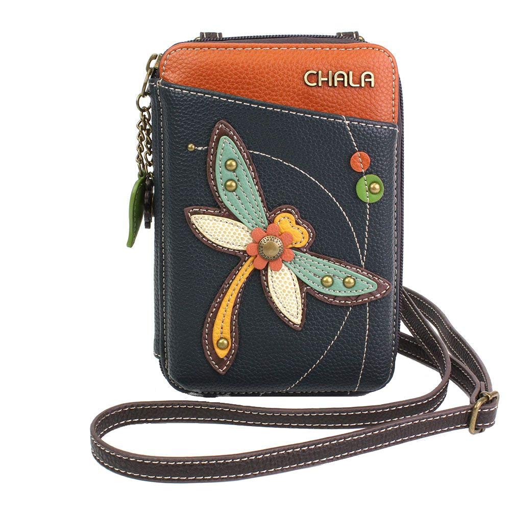 Chala Handbags Dragonfly Wallet Crossbody Bag with Convertible Strap - Stylish & Functional for Women | Perfect for Travel, Shopping & Everyday Use