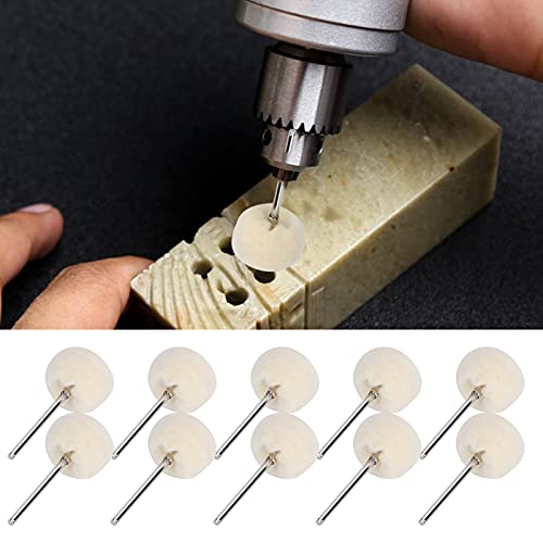 Durable Polishing Wheel Set for Jewelry, Gems, Glass & Soft Metals – Compact, Portable & Economical Grinding Head Kit – Perfect for DIY Crafts, Metalworking & Home Repairs