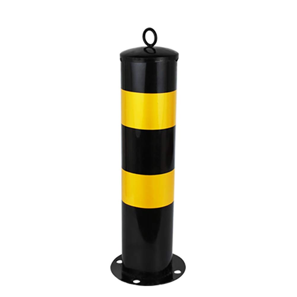 Driveway Guard & Car Park Barrier with Reflective Tape - 21.6” Heavy Duty Parking Post for Street & Driveway Protection - Easy Installation for Home, Business & Public Parking Safety