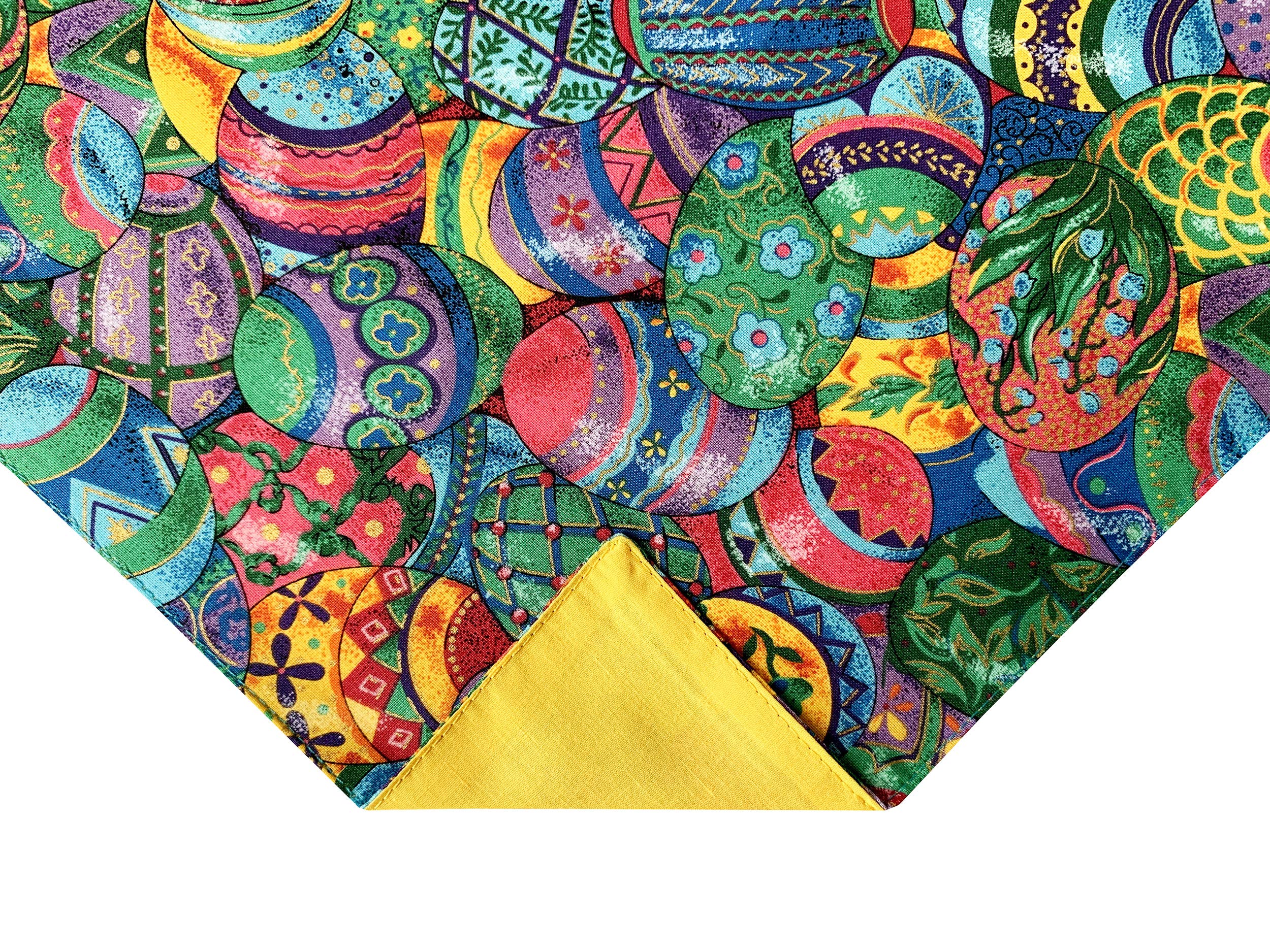 Easter Egg Pattern Pocket Square for Men - Stylish Holiday Handkerchief - Perfect for Weddings, Parties & Formal Events