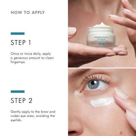 SkinCeuticals Eye Balm - Dark Circle & Puffiness Relief Cream for Under Eyes | Hydrating & Anti-Aging Eye Treatment | Perfect for Night Routine & Travel Skincare