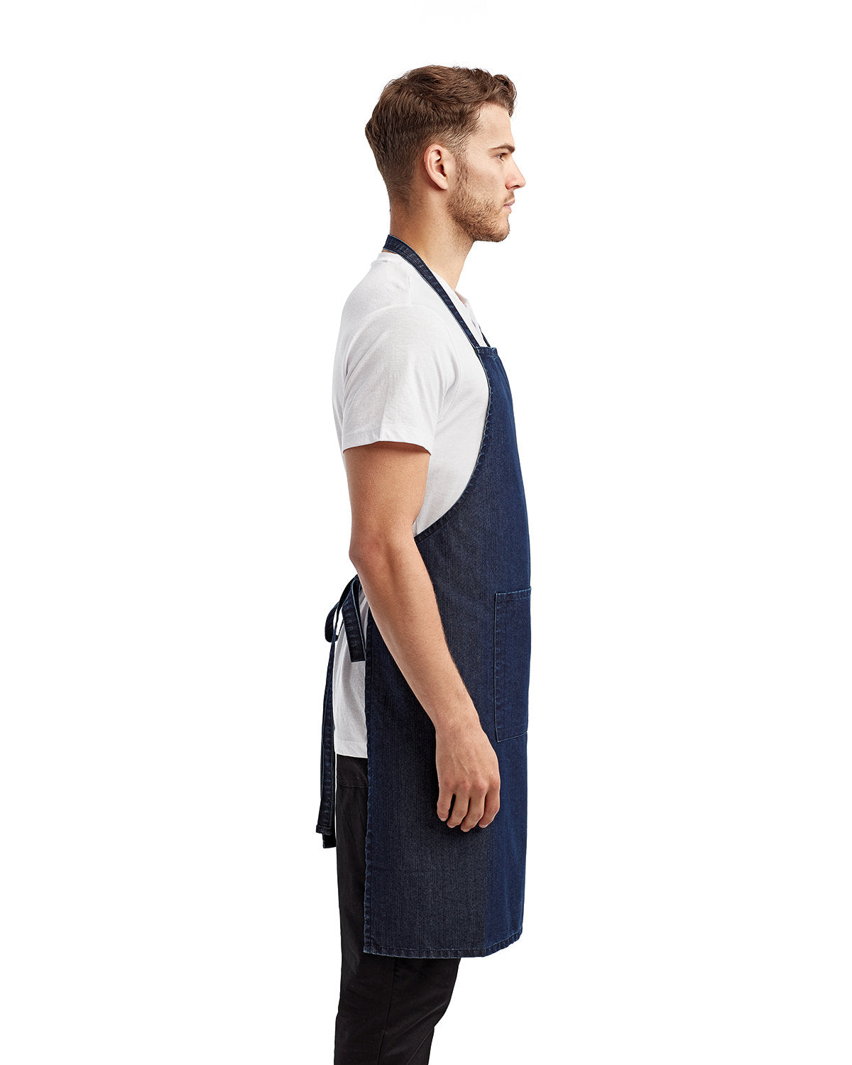 Reprime RP154 Unisex 'Colours' Recycled Bib Apron with Pocket - Eco-Friendly Kitchen & BBQ Apron for Cooking, Grilling, Baking & Crafting