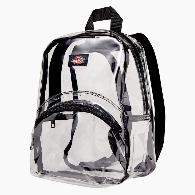 DICKIES Mini Backpack Clear - Waterproof Small Backpack for Women & Men - Perfect for School, Travel, Gym, and Outdoor Activities