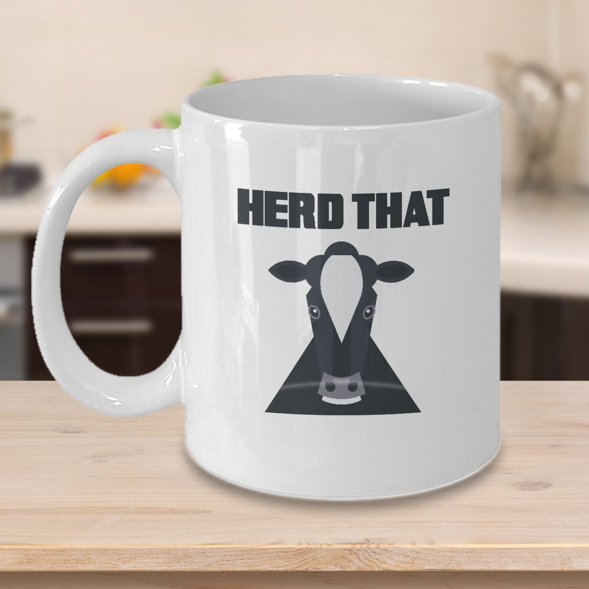 11 Oz Ceramic Cow Coffee Mug - Funny Farm Themed Gift - Perfect for Farmers, Cow Lovers & Coffee Enthusiasts - Great for Home, Office & Farmhouse Decor