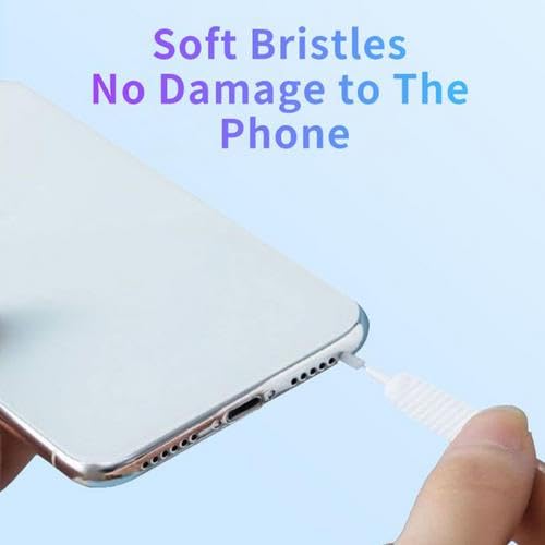 13-Piece Phone Speaker & Charger Port Cleaning Kit - Reusable Cleaning Brushes & Tools for iPhone, Samsung, Android - Perfect for Home, Office & Travel Use