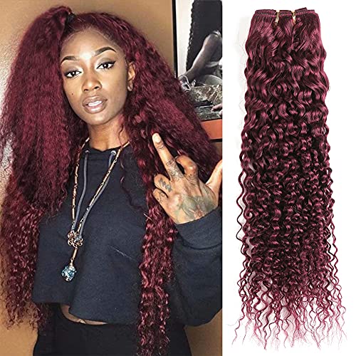 XCCOCO Brazilian Virgin Curly Human Hair Extensions - 9A Grade 24