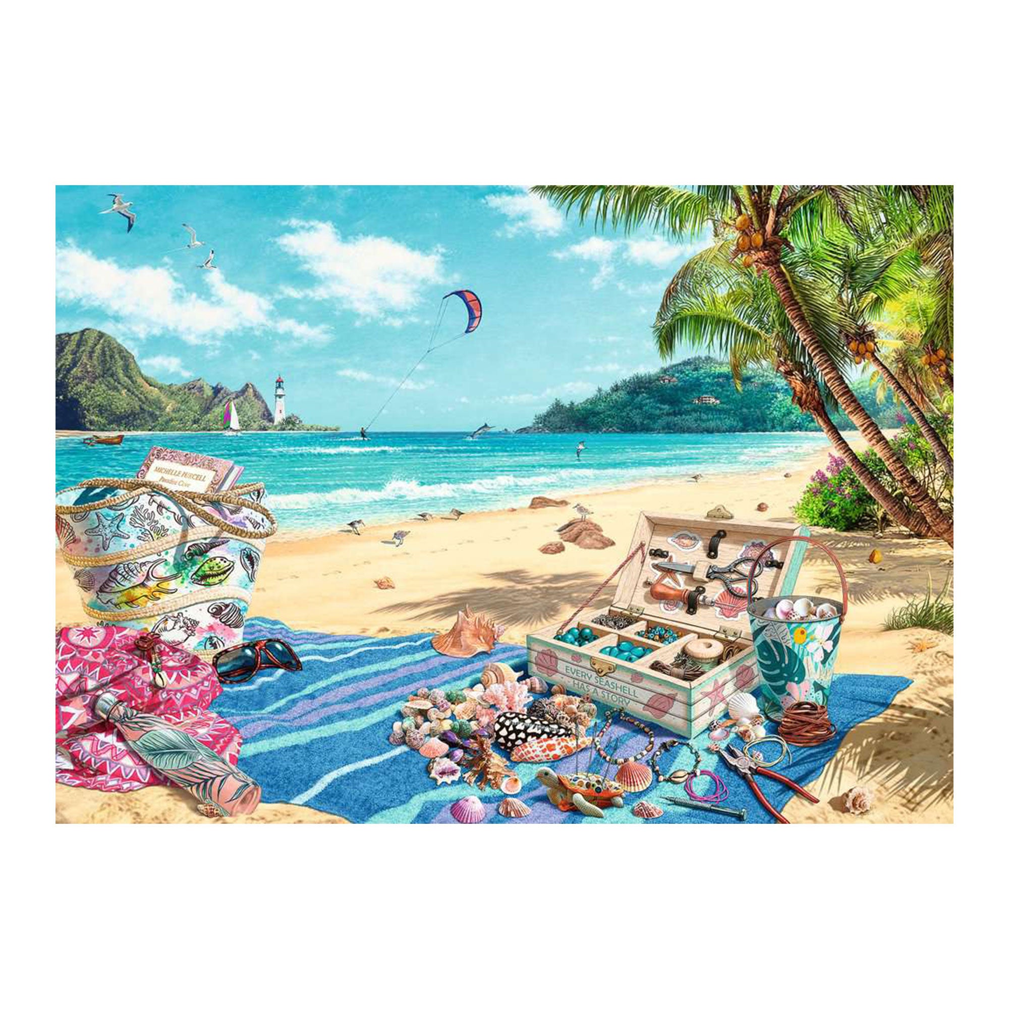 1000-Piece Jigsaw Puzzle - The Shell Collector - Perfect for Family Bonding, Stress Relief & Home Decor