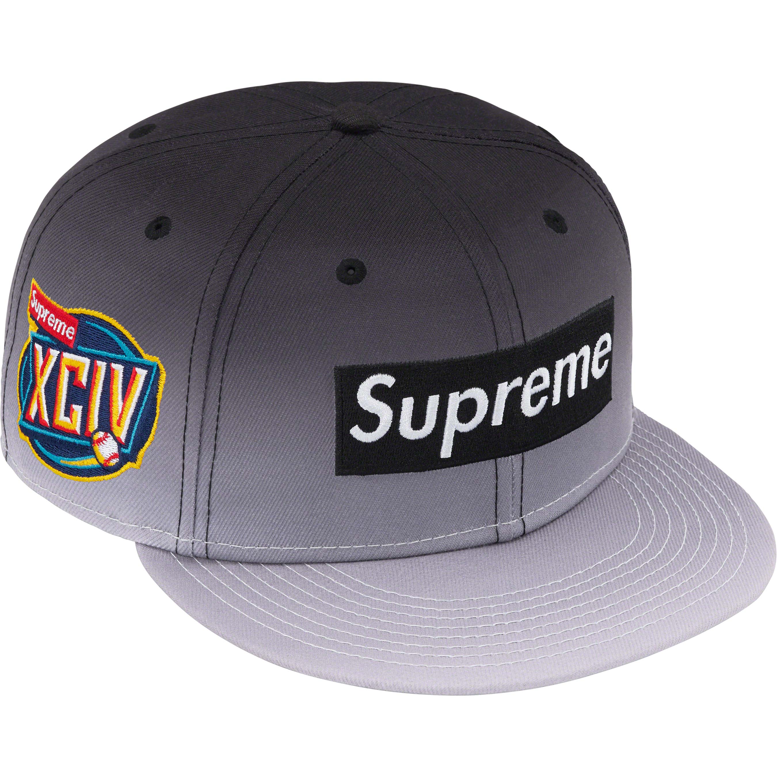 New Era Black Gradient Box Logo Snapback Hat - Stylish & Trendy for Streetwear and Sports Fans