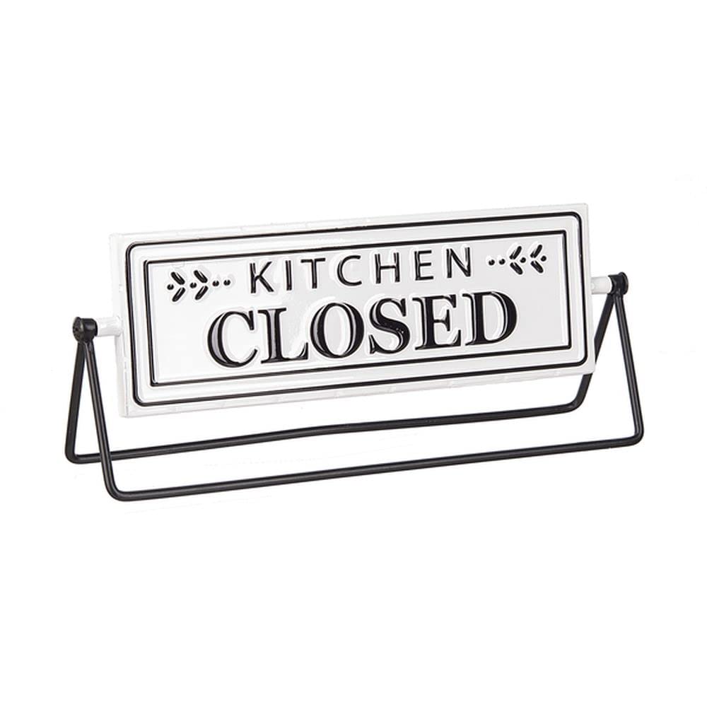 Ganz Spinning Sign - Kitchen Open Closed for Restaurants & Cafes