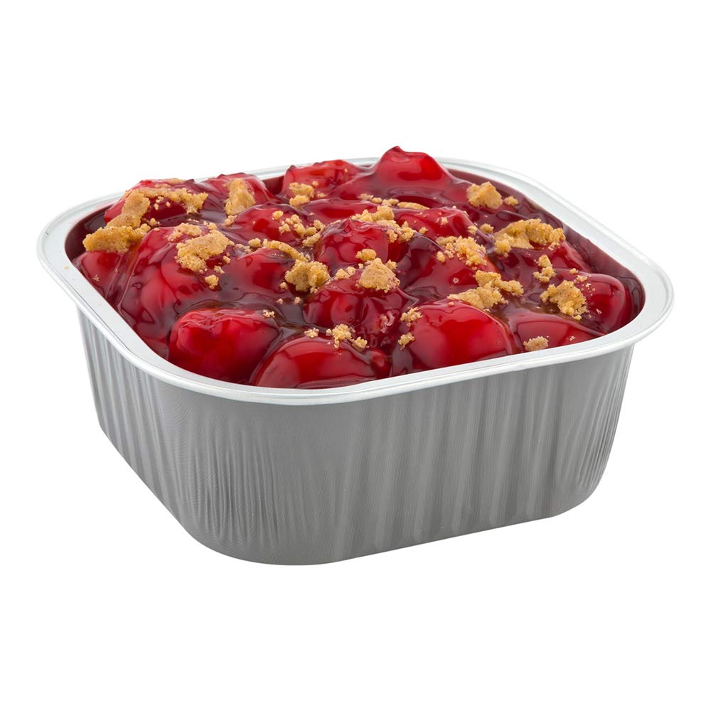 10 oz Disposable Aluminum Ramekins - 100 Pack Square Creme Brulee Cups | Oven-Safe Baking Containers for Cupcakes, Muffins & Desserts | Freezer-Friendly with Optional Lids (Gray)