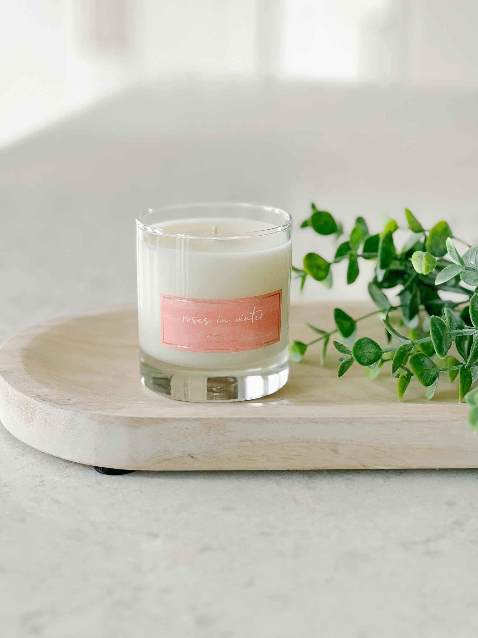 Our Lady of Guadalupe Scented Candle - Winter Roses with Fir Needles & Castilian Rose Fragrance for Home Decor, Relaxation & Spiritual Meditation