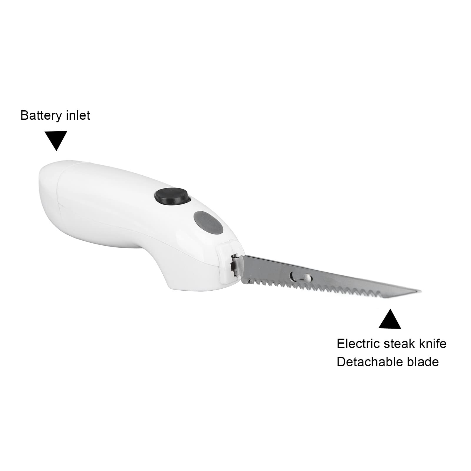Electric Carving Knife Set - Lightweight & Ergonomic Grip for Meats, Poultry, Bread & Foam - Perfect for Thanksgiving Turkey, Holiday Roasts & DIY Craft Projects