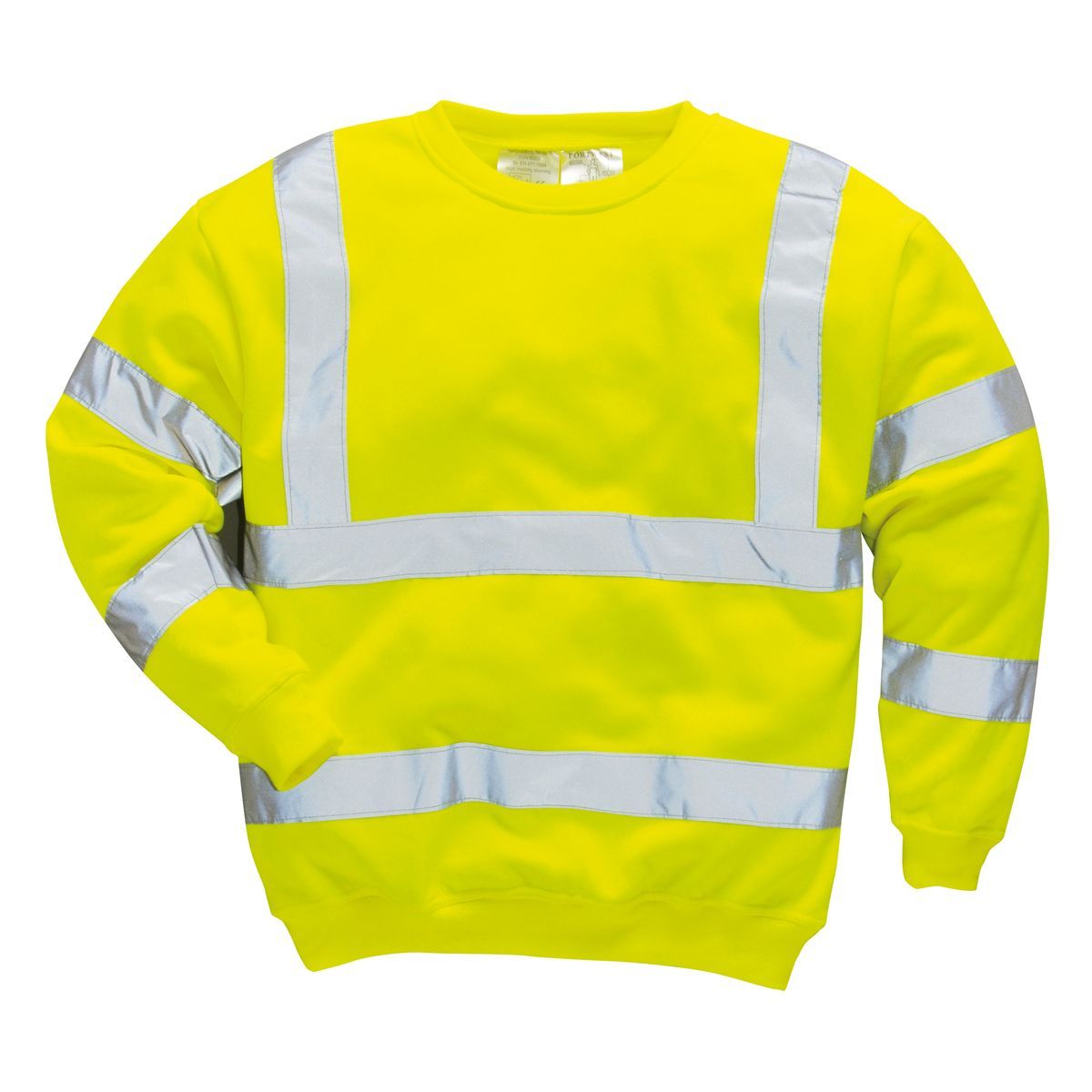 Style B303 High Visibility Sweatshirt - Reflective Safety Workwear for Construction, Cycling & Outdoor Activities