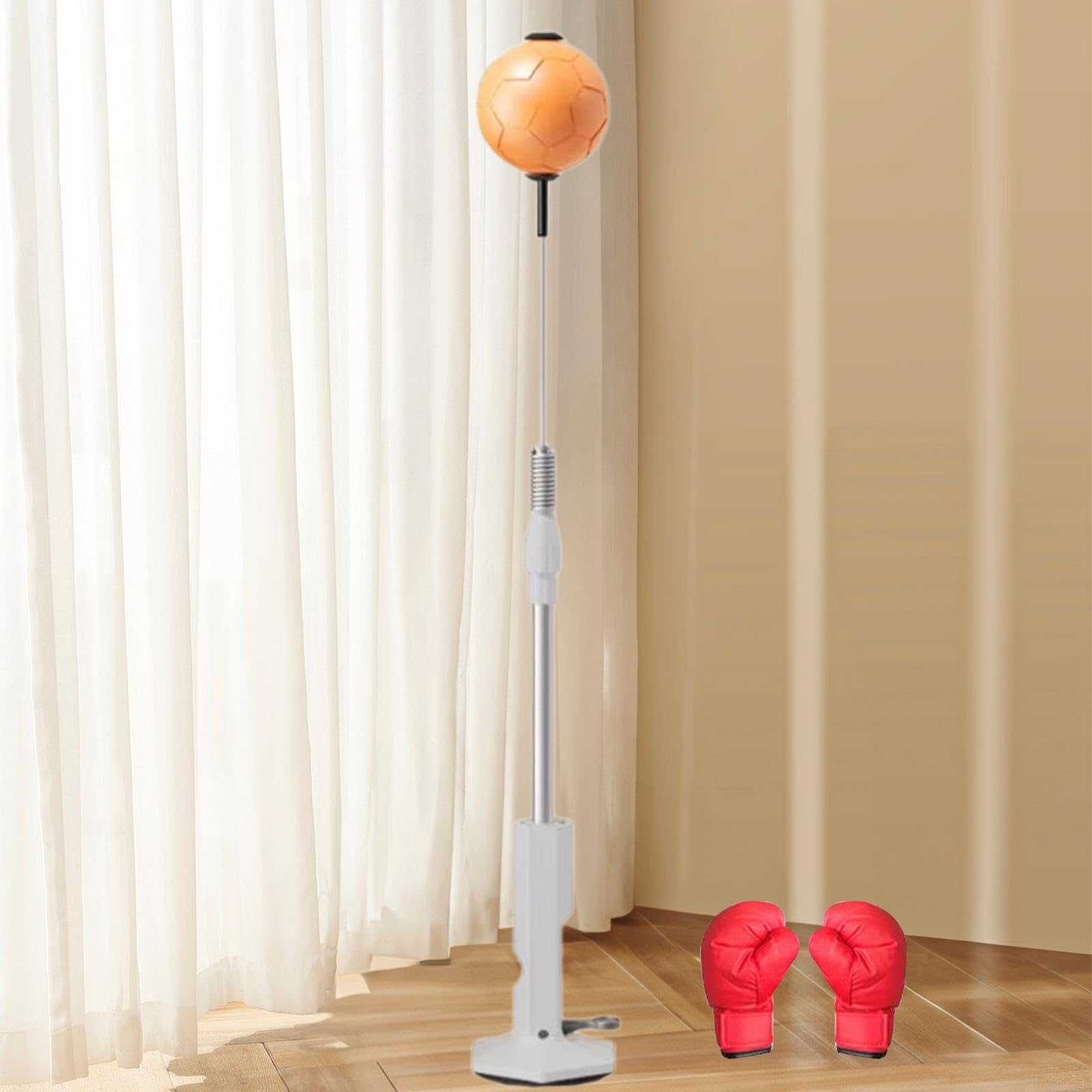 Tachiuwa Boxing Reflex Ball - Speed & Agility Training Punching Ball for MMA, Boxing & Fitness | Portable Reaction Ball with Stand for Home & Gym Workouts | Improve Hand-Eye Coordination & Reflexes