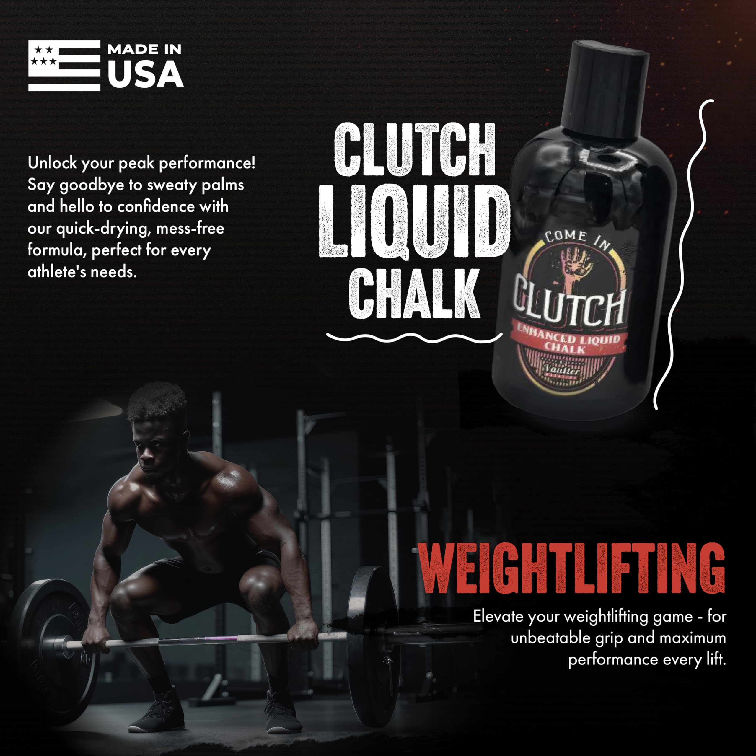 STYK Vaulter Magazine - Premium Liquid Chalk for Weightlifting, Gymnastics & Rock Climbing | No Mess Grip Enhancer for CrossFit, Bodybuilding & Pole Vault | Ideal for Gym, Home Workouts & Outdoor Training