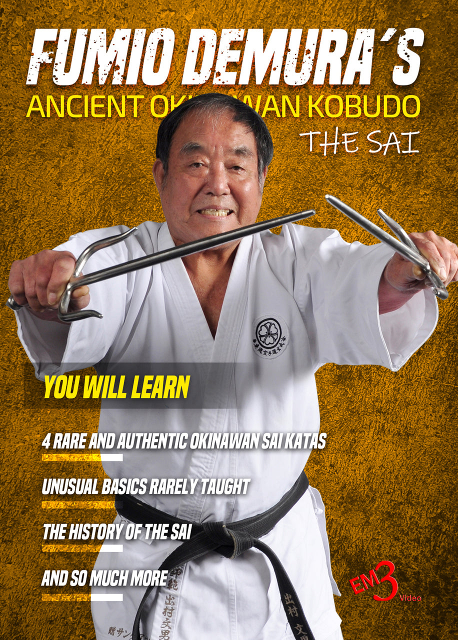 Authentic Okinawan Kobudo Sai Training DVD by Fumio Demura - Learn Traditional Martial Arts Techniques for Self-Defense & Fitness