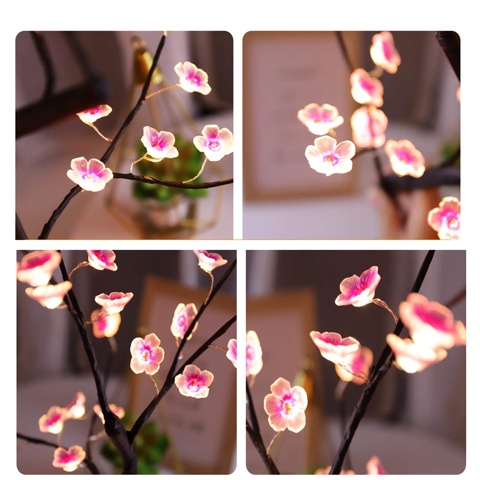 Lxcom LED Cherry Blossom Bonsai Tree - 18