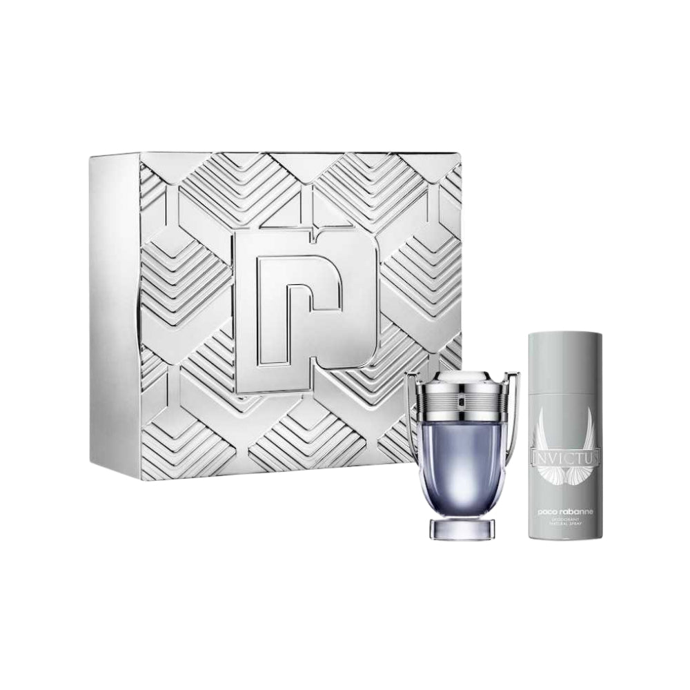 Invictus 2 Piece Eau De Toilette Spray for Men - 100ml Luxury Cologne Set, Long-Lasting Fragrance for Date Night, Office & Special Occasions