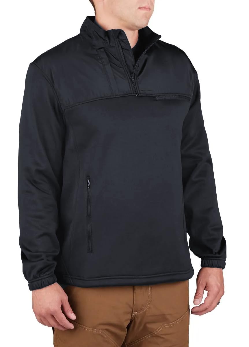 Propper Men's Fleece Pullover Jacket - Lightweight Warm Winter Jacket for Outdoor Activities, Hiking, Camping & Casual Wear