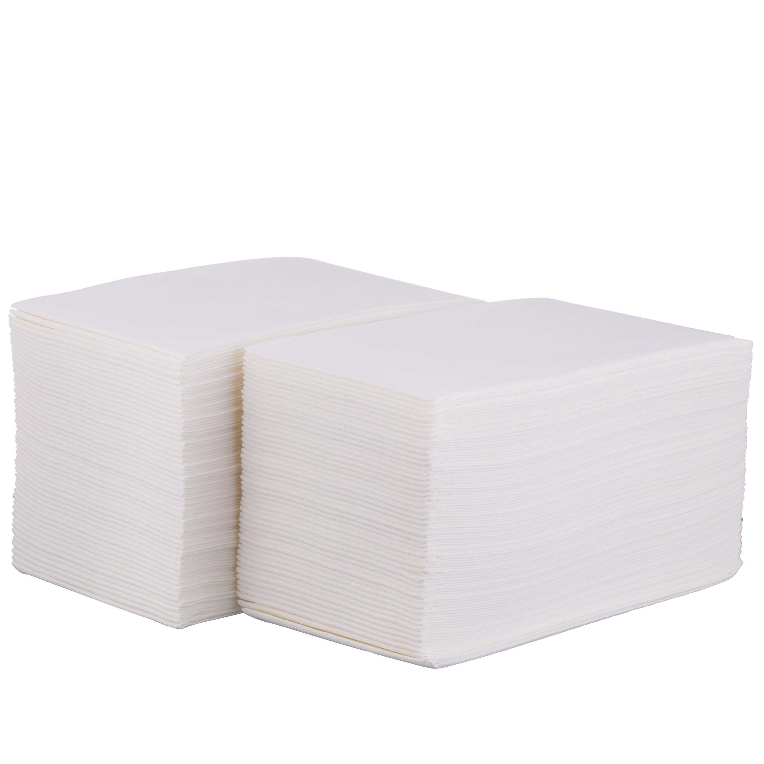 Premium Soft & Absorbent Disposable Cloth-Like Paper Hand Towels - 500 Count White Guest Towels for Kitchen, Bathroom, Parties & Events | Eco-Friendly Air Laid Tissue Paper for Home, Office & Hospitality Use