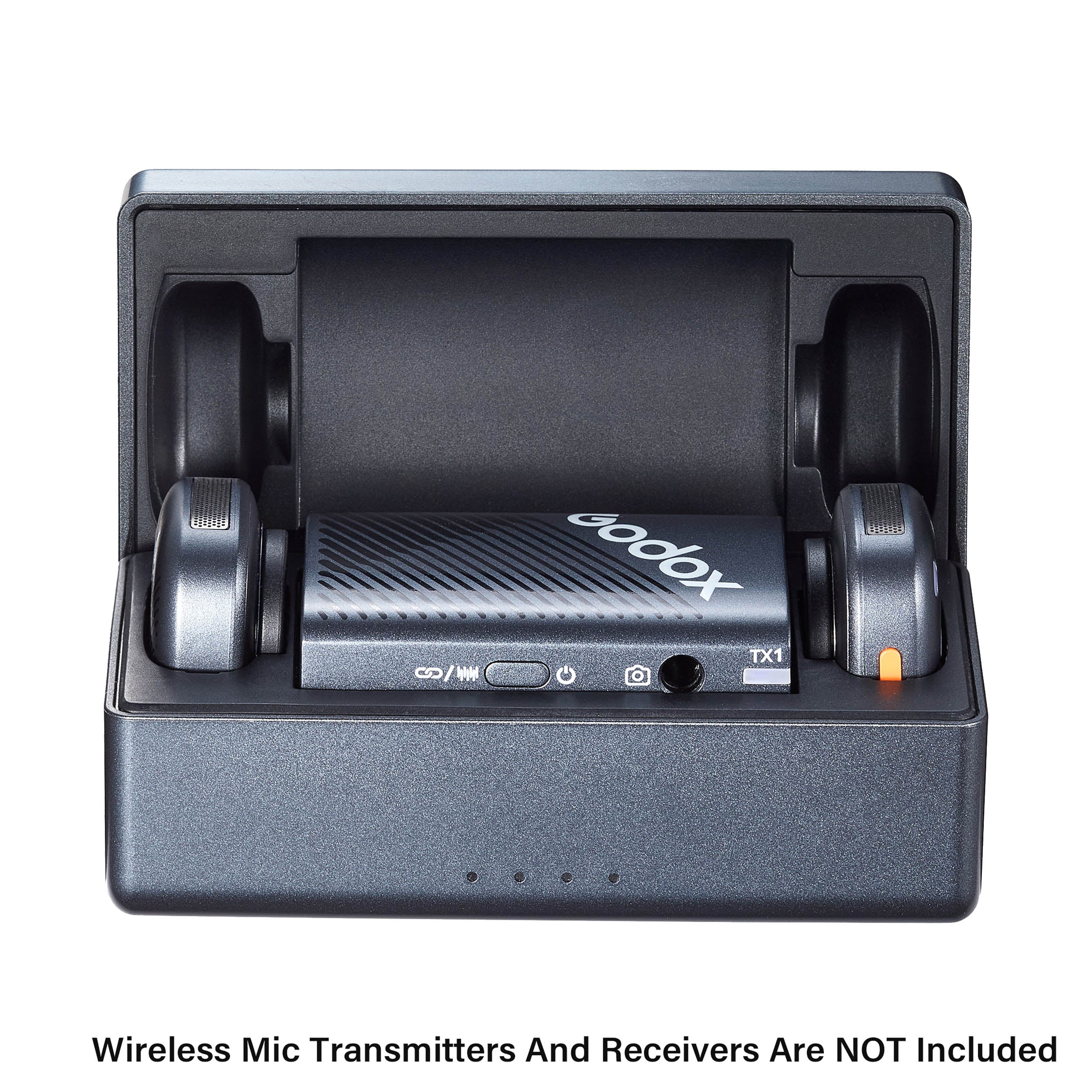 Godox CUBE C Wireless Microphone Charging Case - Replacement CC Charging Case for Godox CUBE C Mic System | Perfect for Podcasting, Vlogging & Live Streaming
