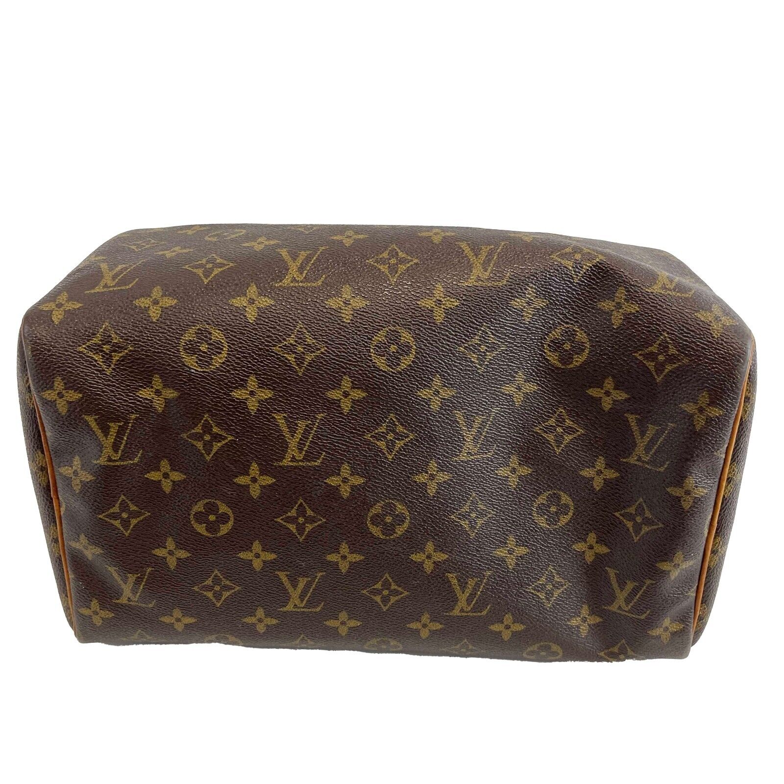 Louis Vuitton Speedy 30 Handbag - Brown/Tan Monogram Canvas with Top Handle & Adjustable Strap | Luxury Shoulder Bag for Women, Perfect for Work, Travel & Everyday Use