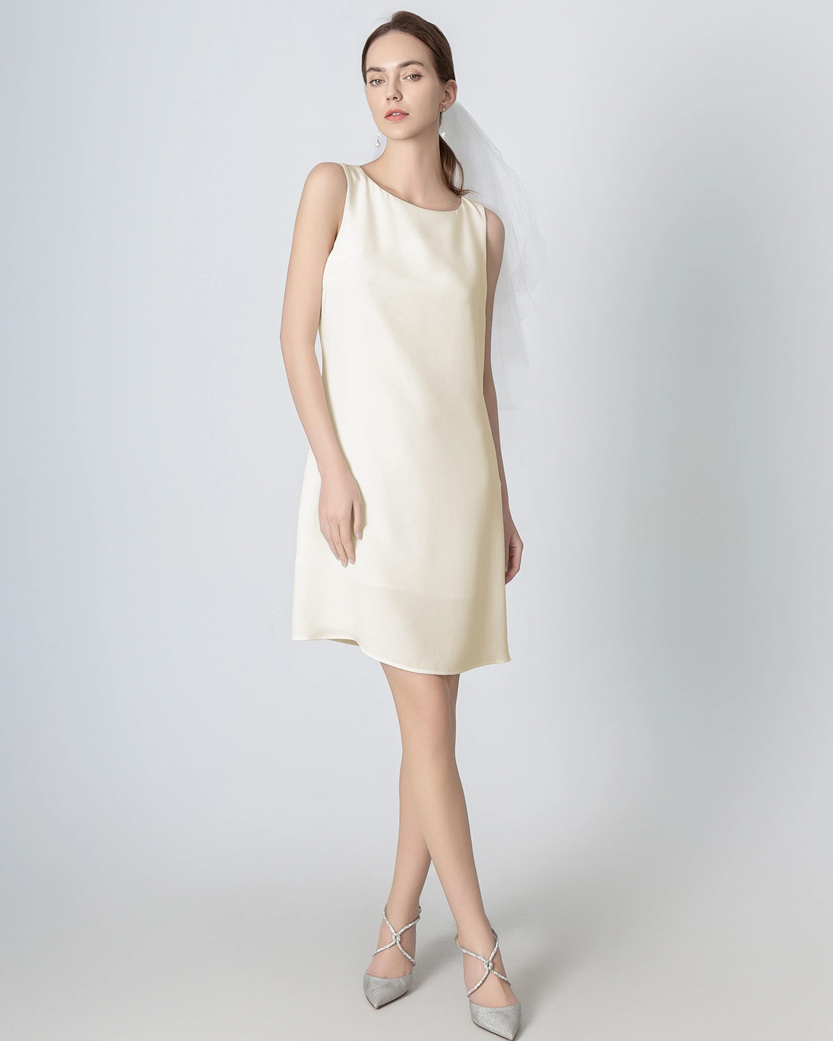 40 Momme A-Line Silk Dress for Women - Elegant & Luxurious Formal Evening Gown - Perfect for Weddings, Parties & Special Occasions