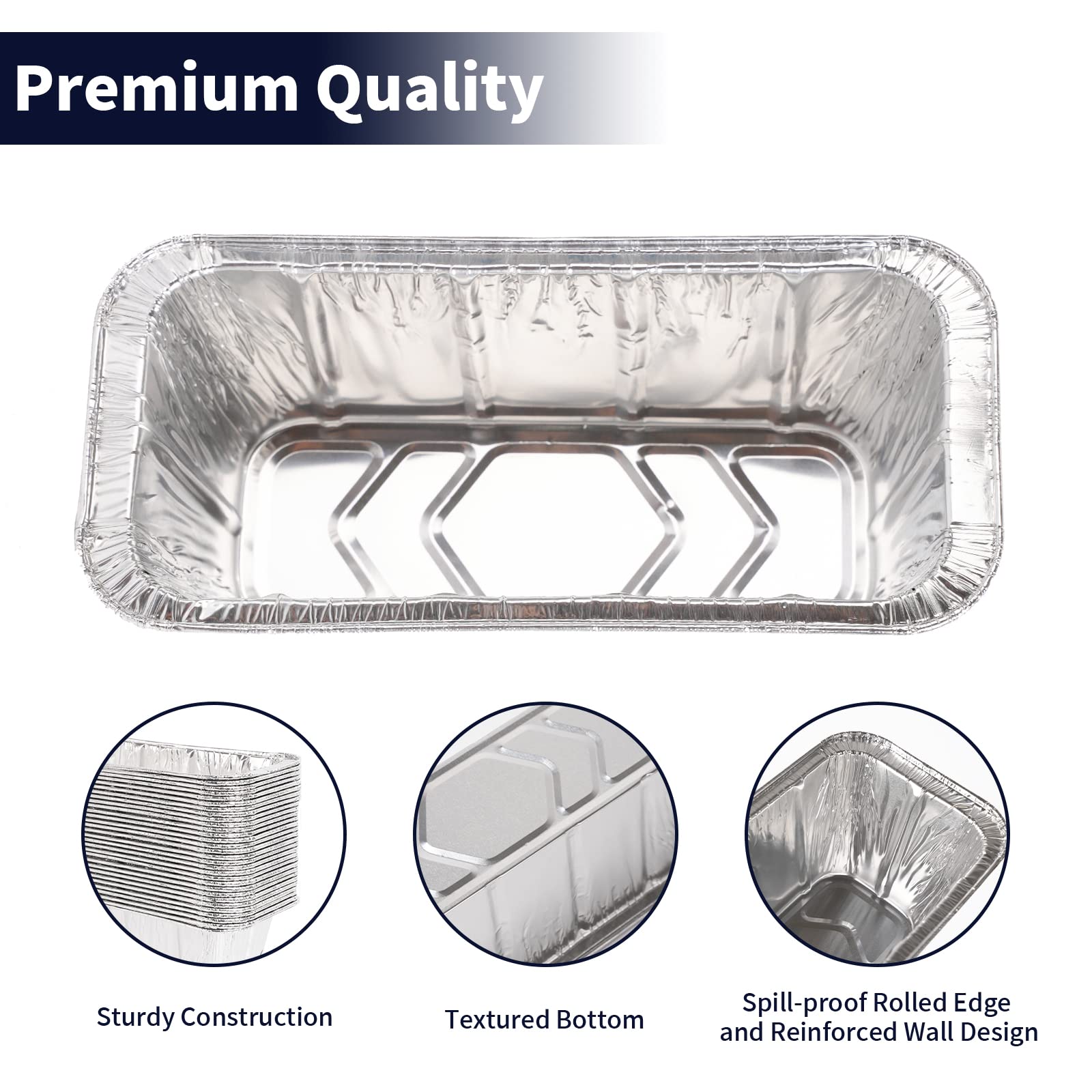 30 Pack Grease Cup Liners for Blackstone Griddles 17-36 Inch | Aluminum Foil Drip Pan & Grease Catcher | Compatible with 17, 22, 28, 30, 36 Inch Models | Perfect for Outdoor Cooking, Camping & Backyard BBQs
