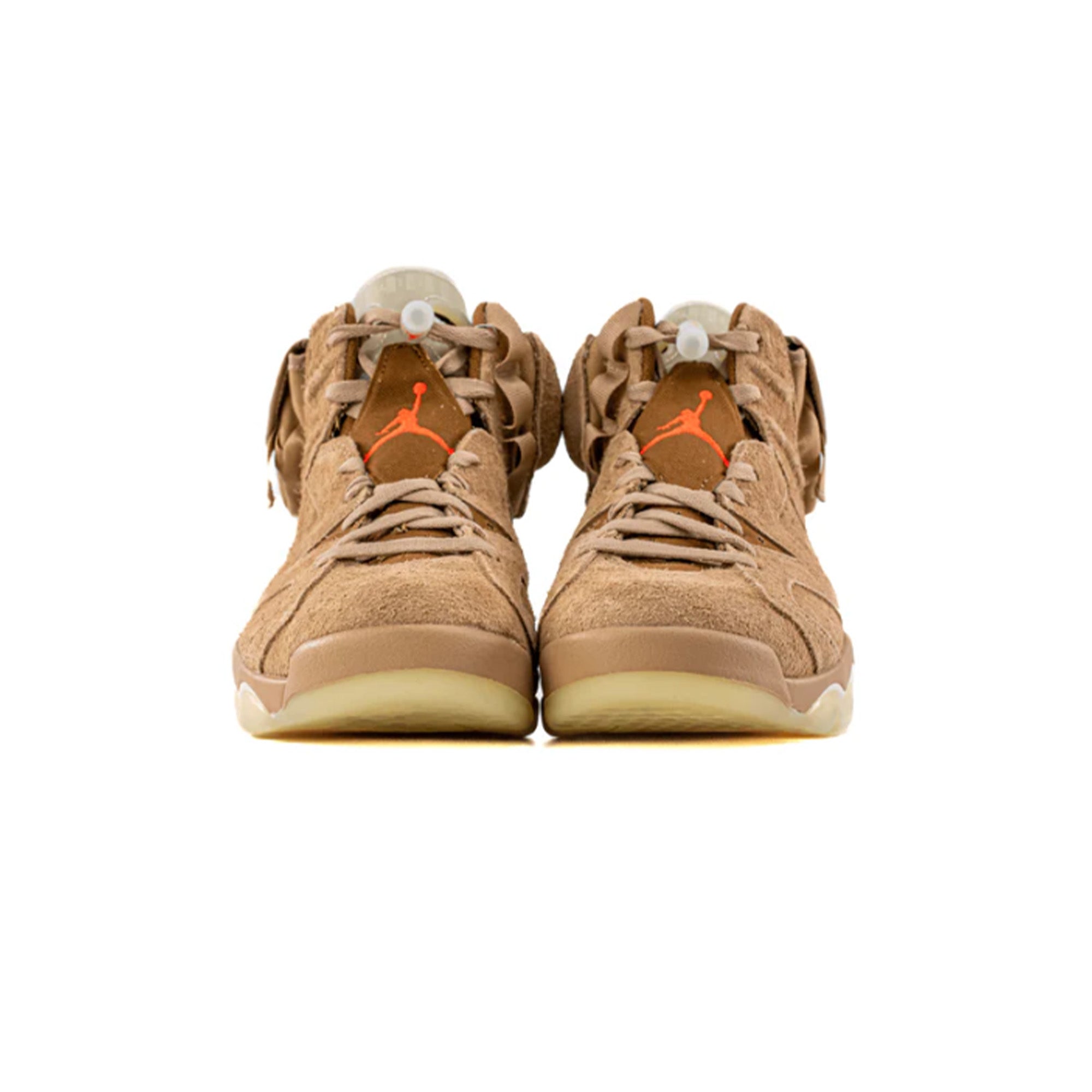 Air Jordan 6 x Travis Scott Retro 'British Khaki' Sneakers (2021) - Men's Basketball Shoes for Streetwear & Casual Fashion
